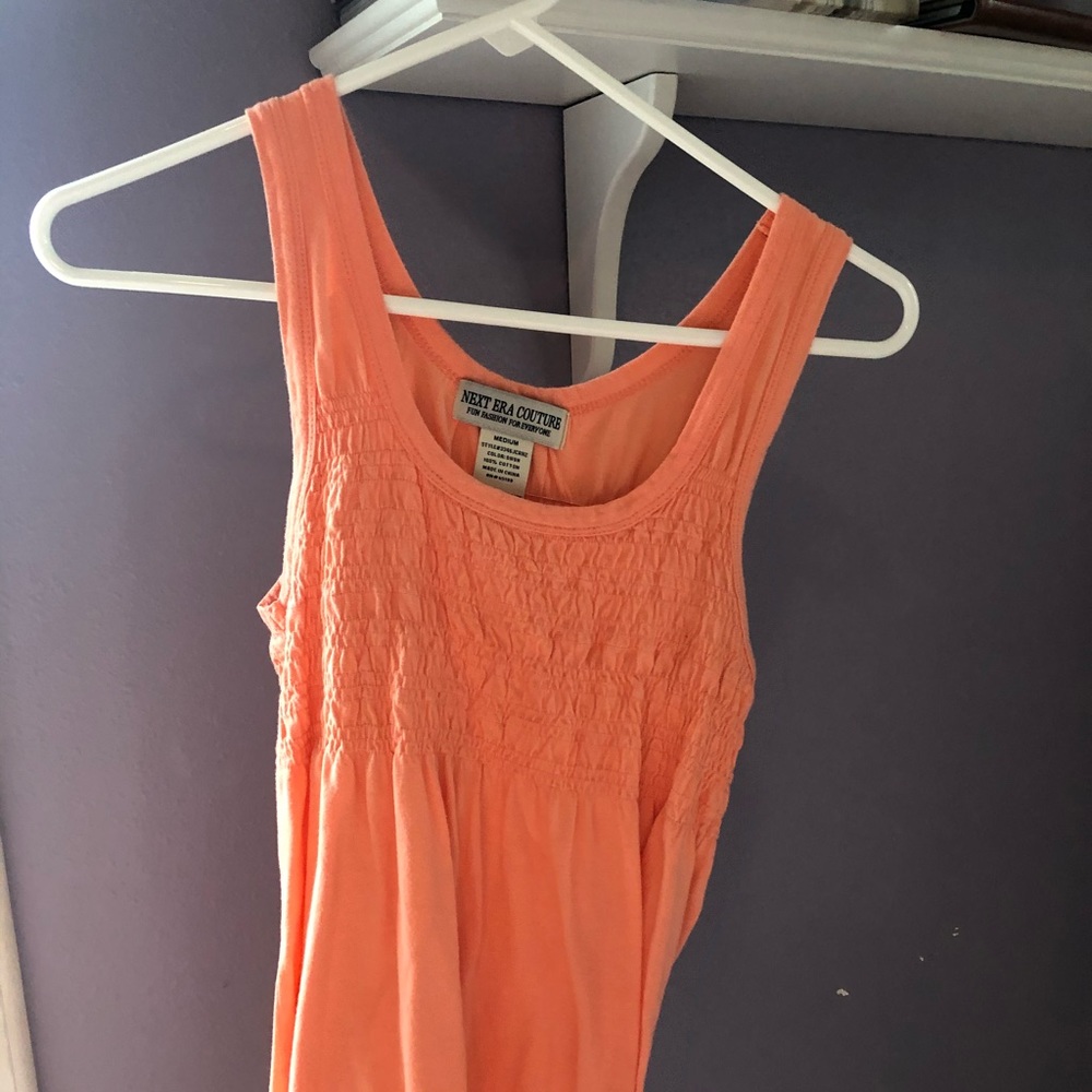 Sherbet orange tank top